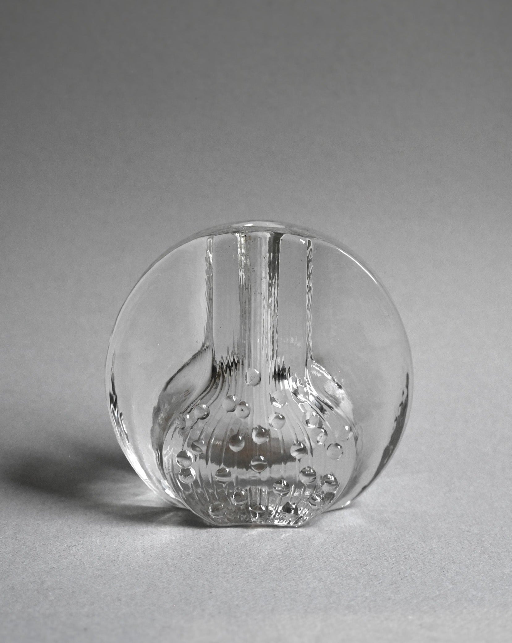 60s Walther Glas Small Round Glass Vase