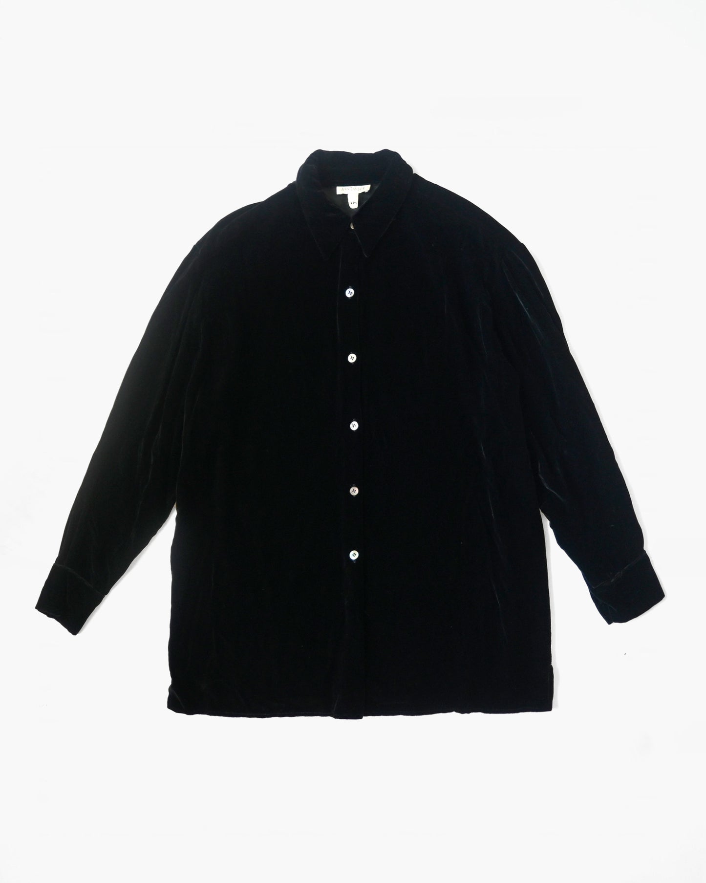 Velour Shirt - Black