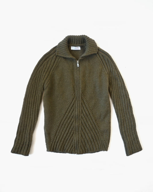 Wool Zip-up Sweater