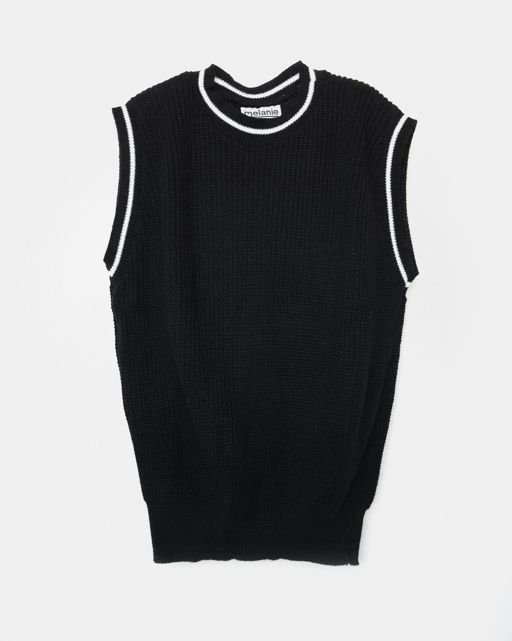 Acrylic Crew Neck Vest