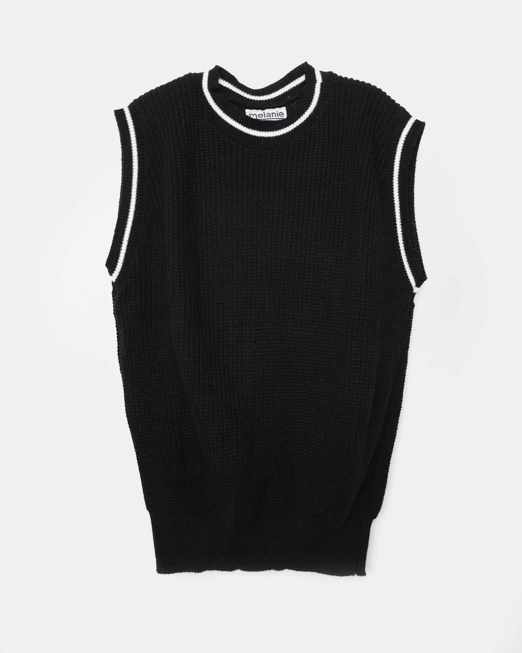 Acrylic Crew Neck Vest