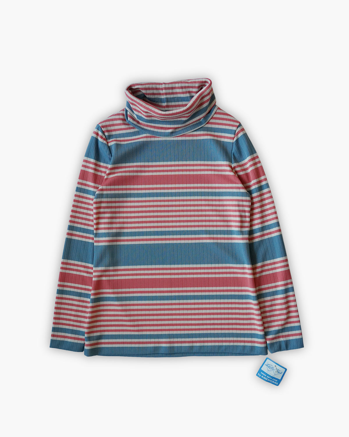 Multi Border Rib Turtle Neck