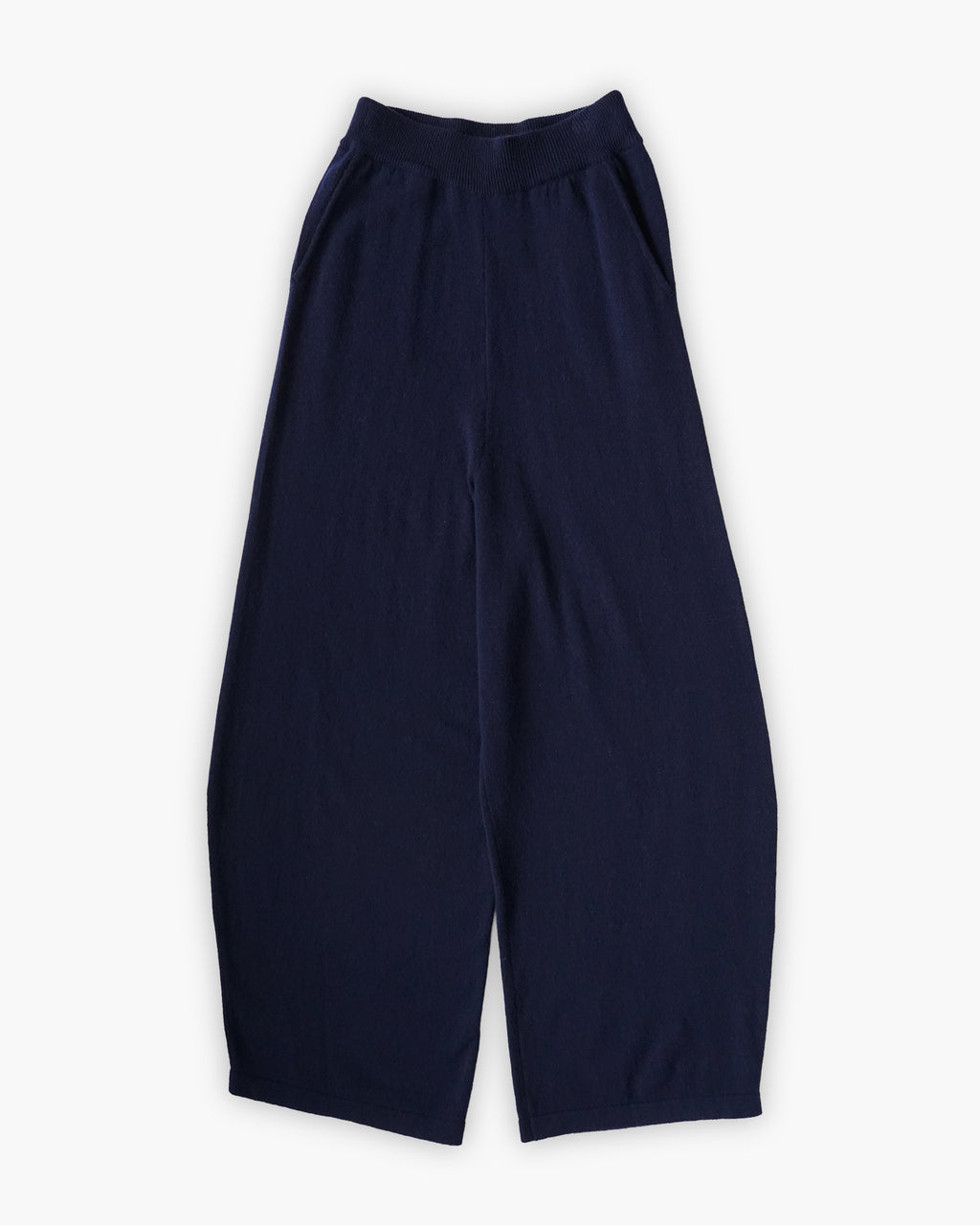 404 100% Cashmere Wide Pants - Navy