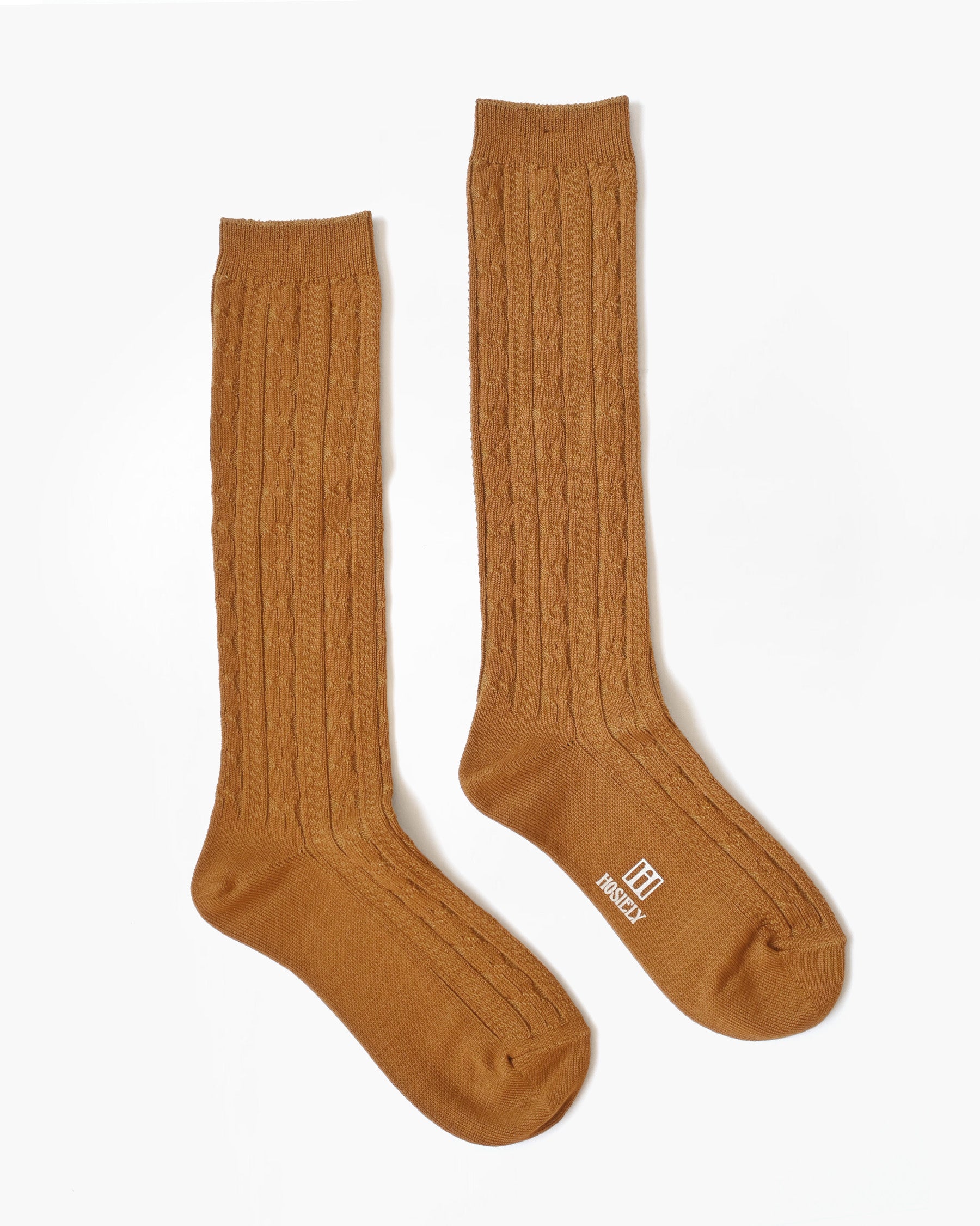 Cable Socks - Mustered