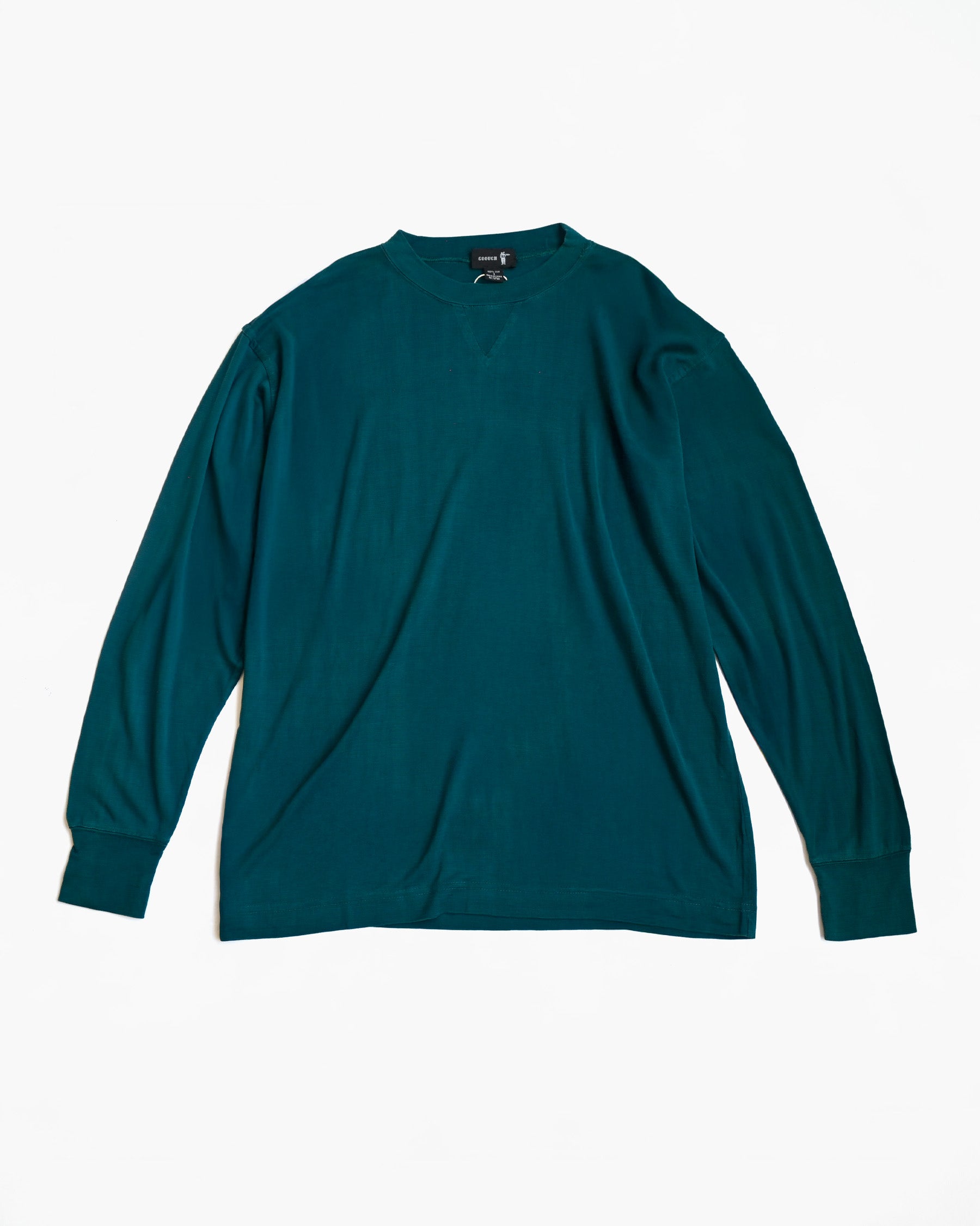 "GOOUCH" 100% Silk Front V T-shirts