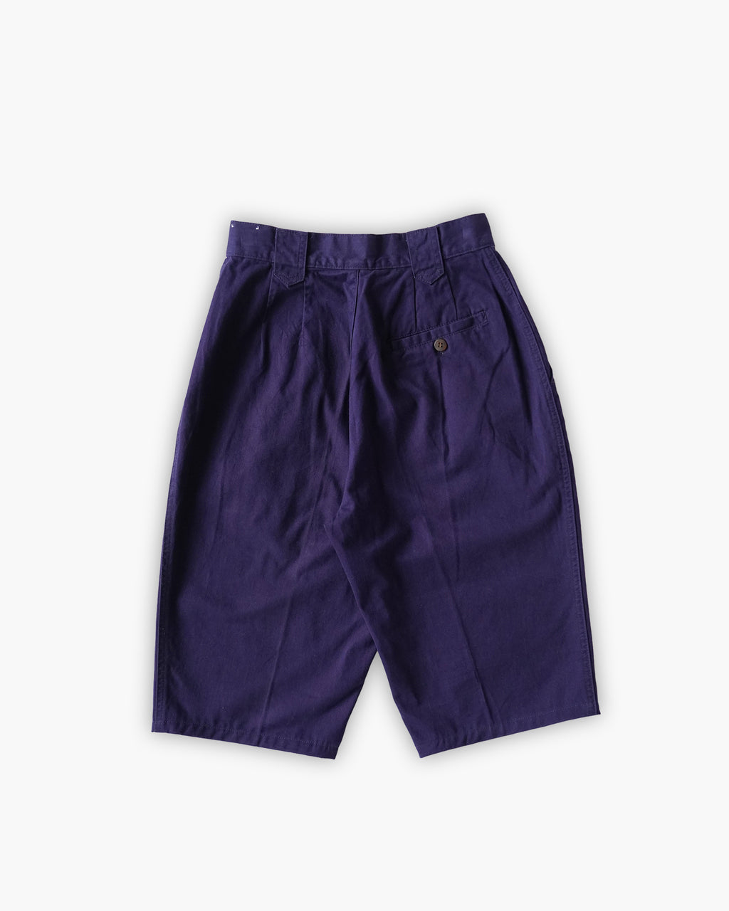"Woolrich" Cotton Tuck Short Trousers - Purple