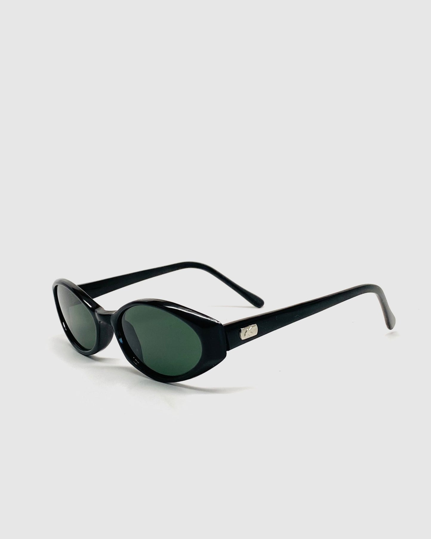 NOS Oval Black Frame Sunglasses