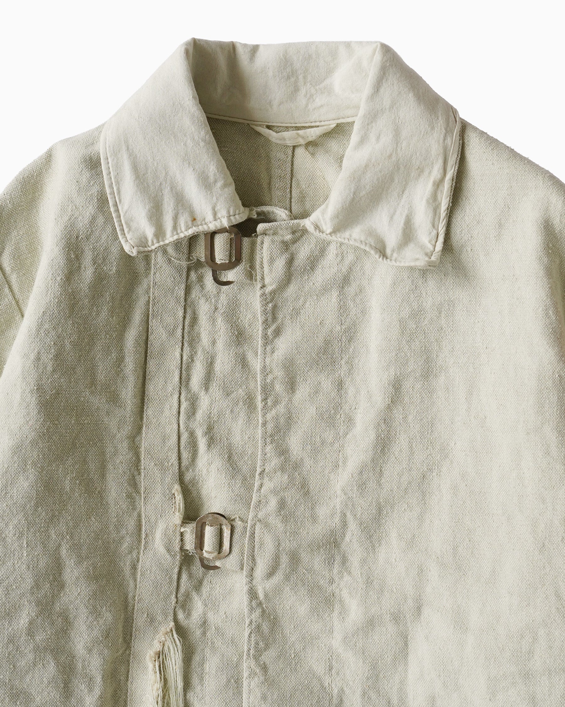 Heavy Cotton White Russian Jacket