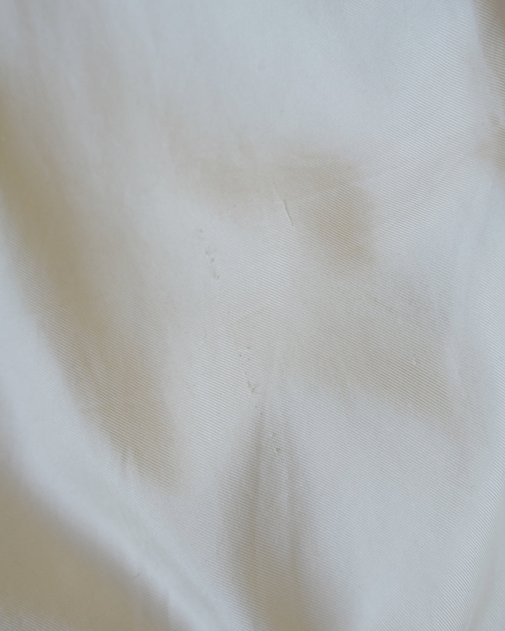 100% Silk Zip Up Jacket - White