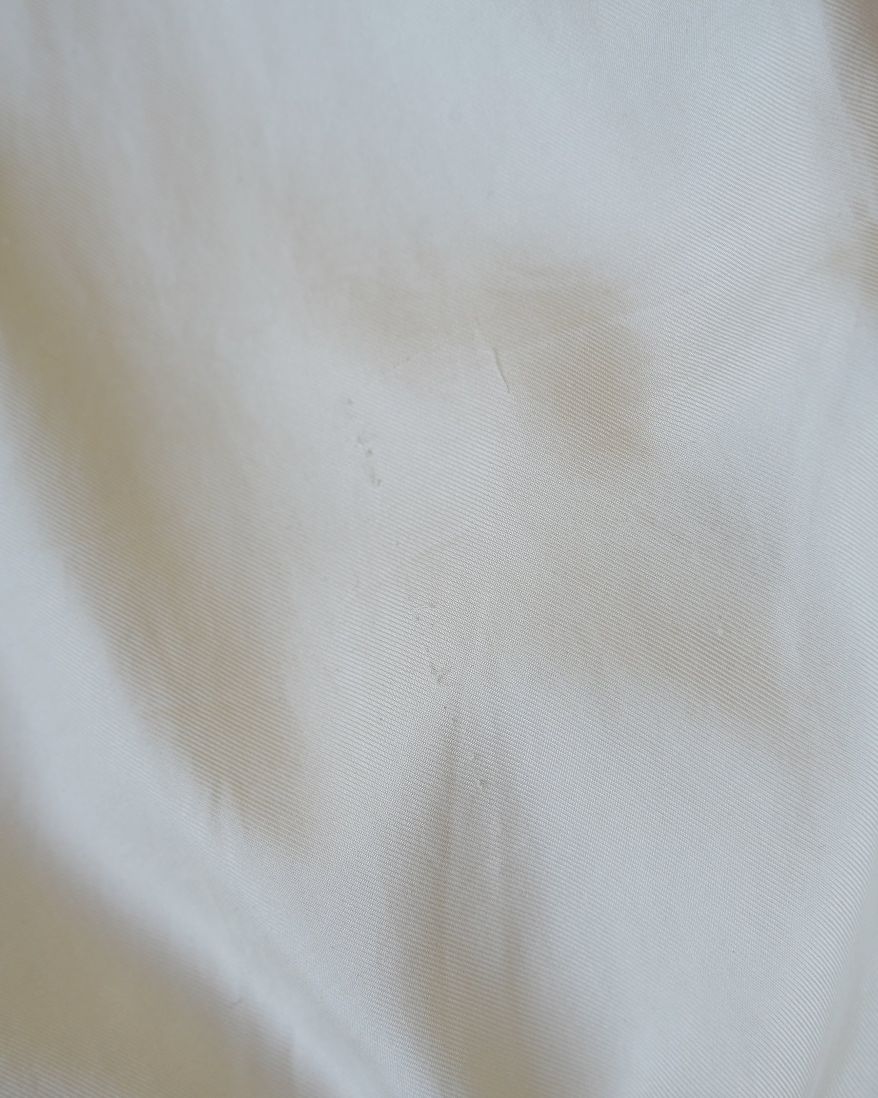 100% Silk Zip Up Jacket - White