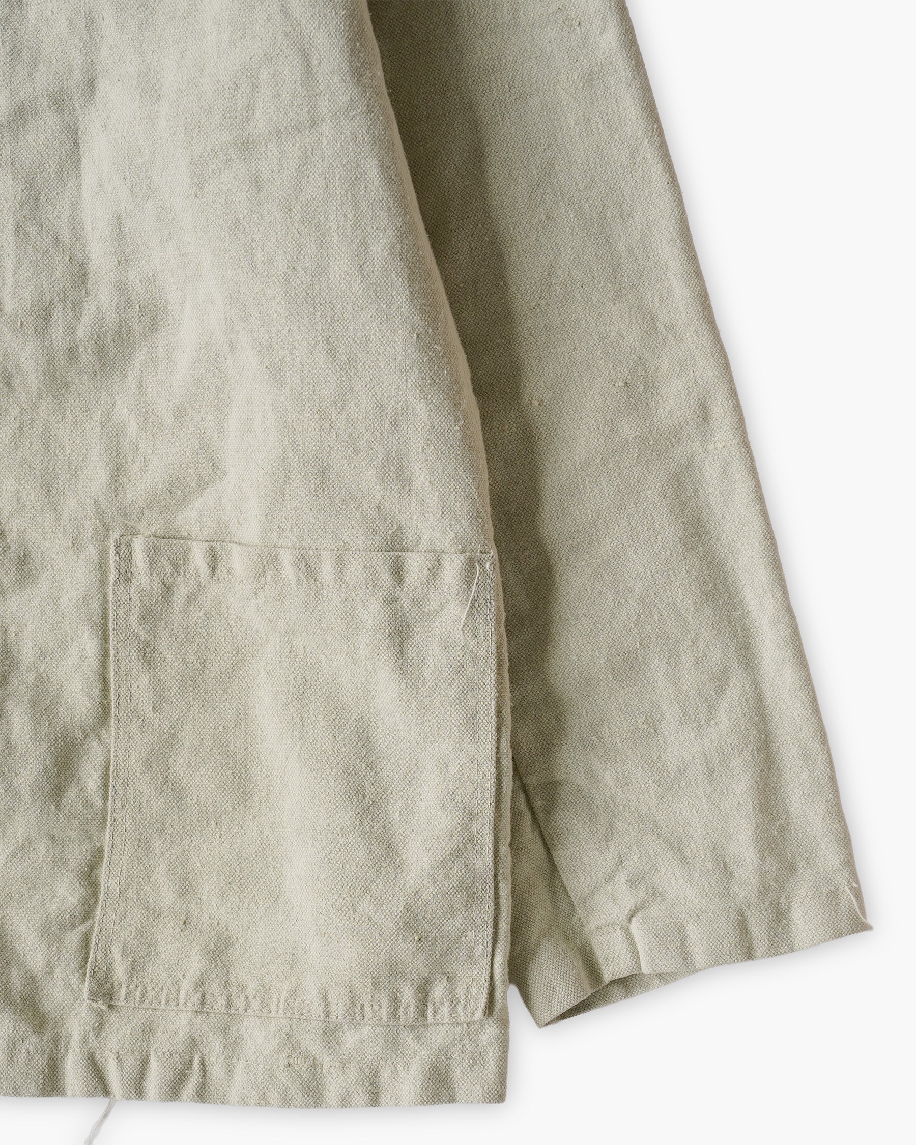 Heavy Cotton White Russian Jacket