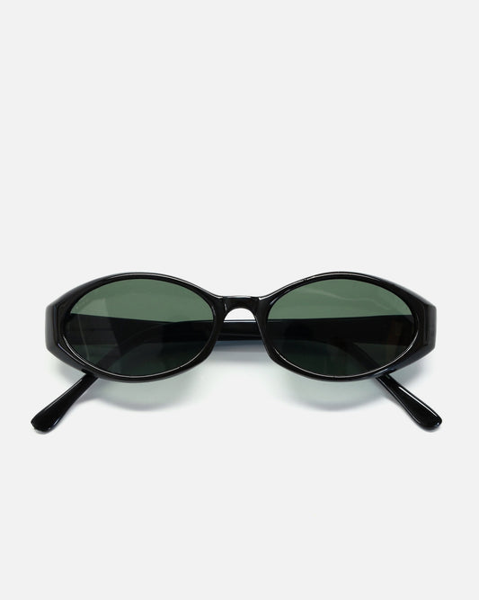 NOS Oval Black Frame Sunglasses
