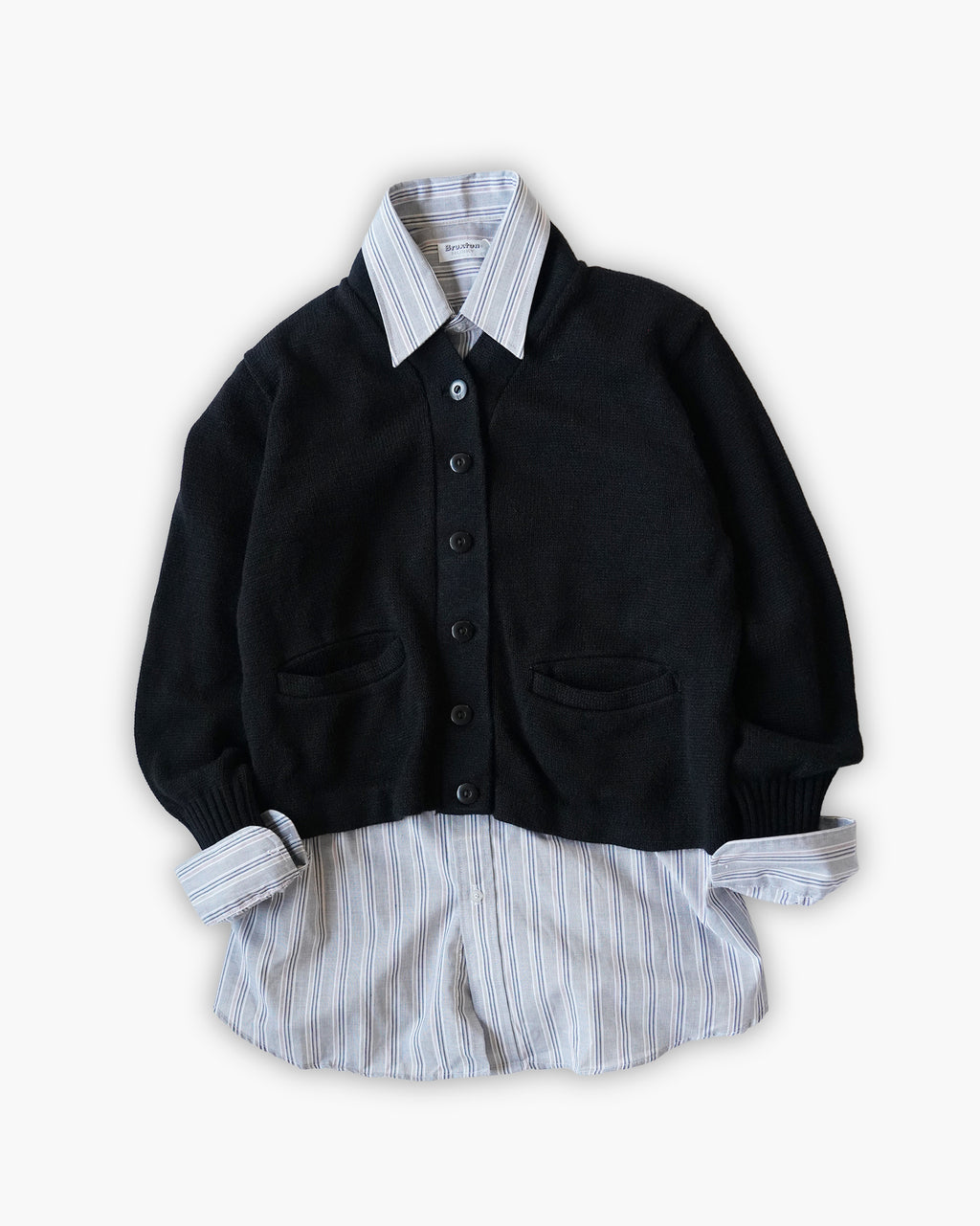 Classic Ribbed Knit Cardigan