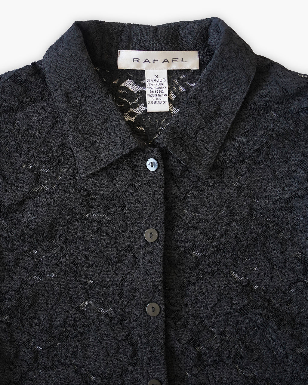 Floral Lace Sheer L/S Shirt