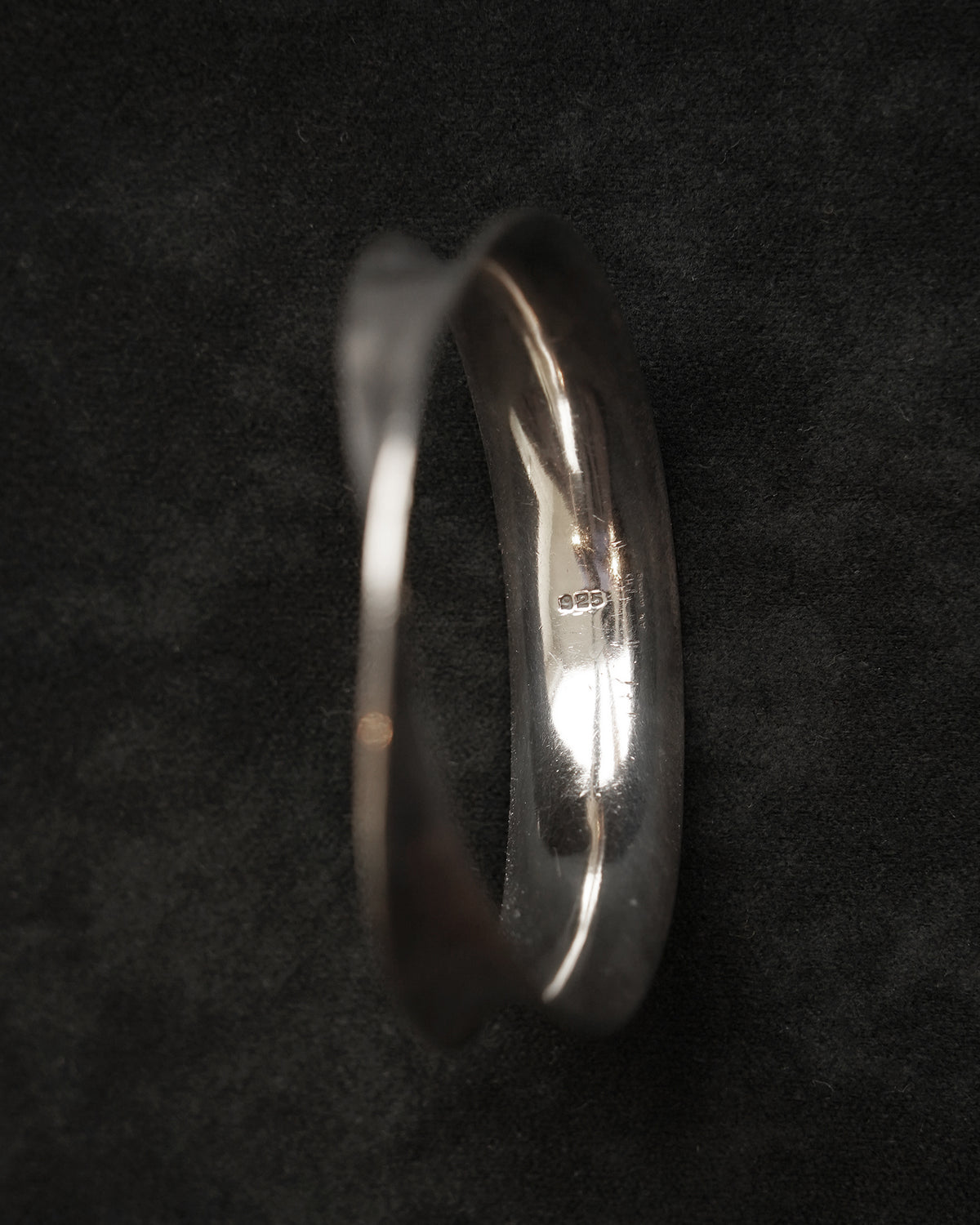 Silver 925 Oval Bangle (SVBL-26019)