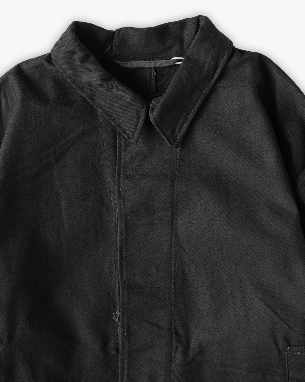 Cotton Work Soft Jacket - Black