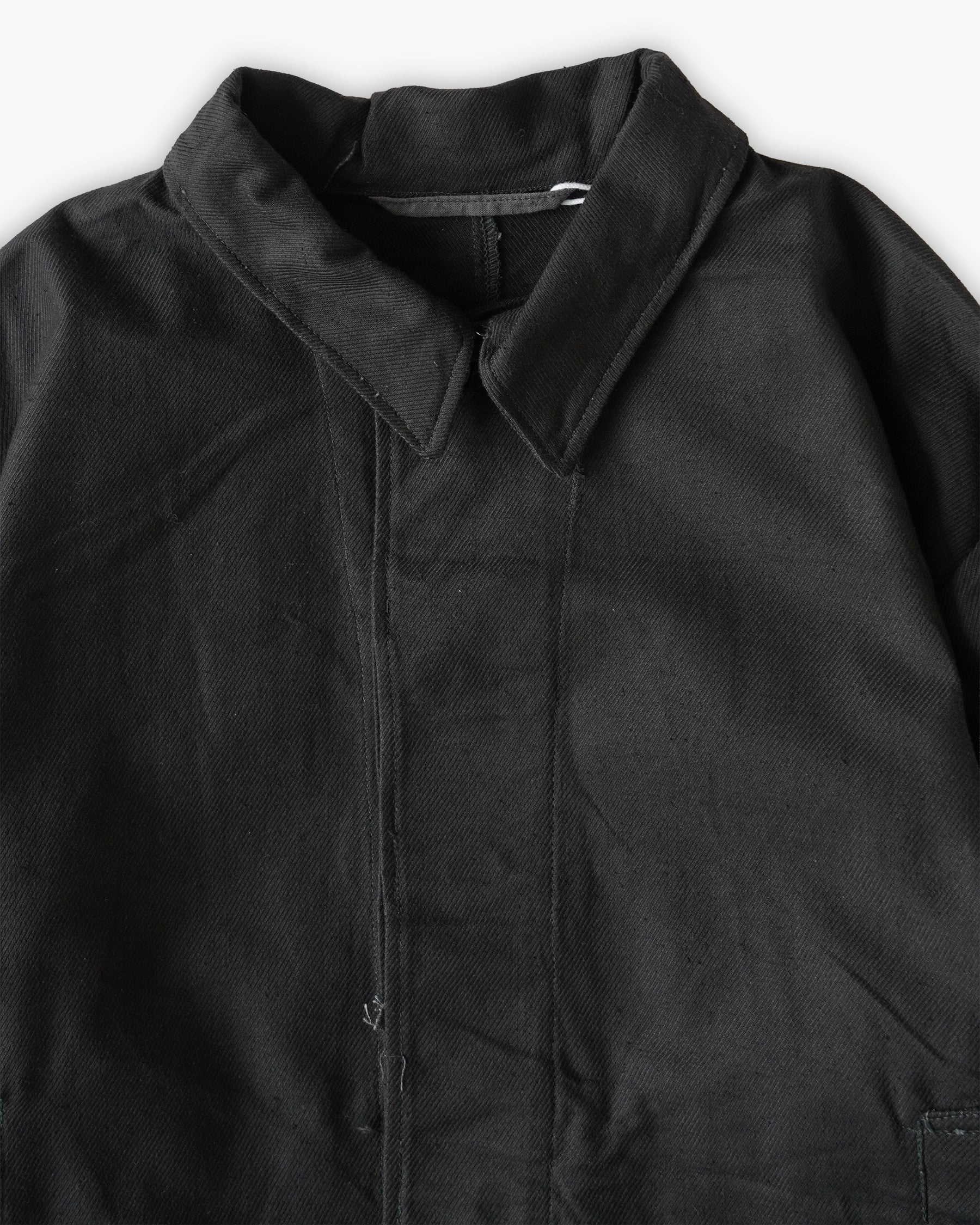 Cotton Work Soft Jacket - Black