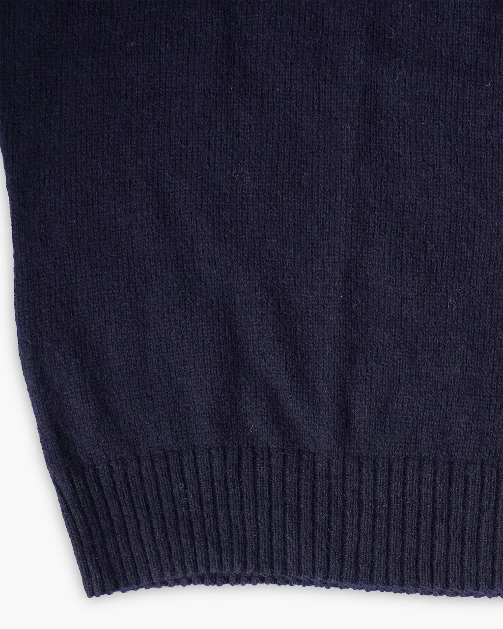 Wool Knit Vest - Navy