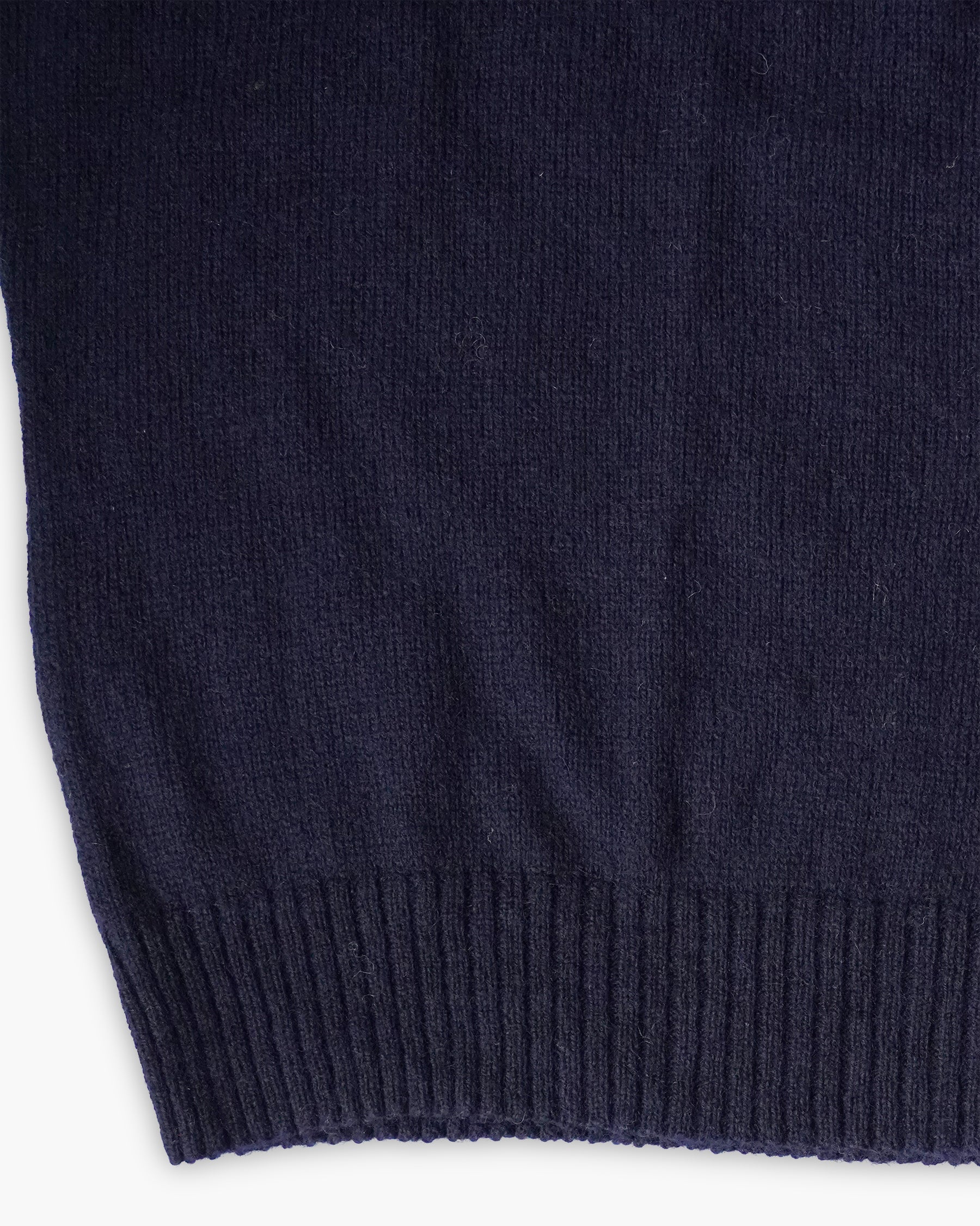 Wool Knit Vest - Navy