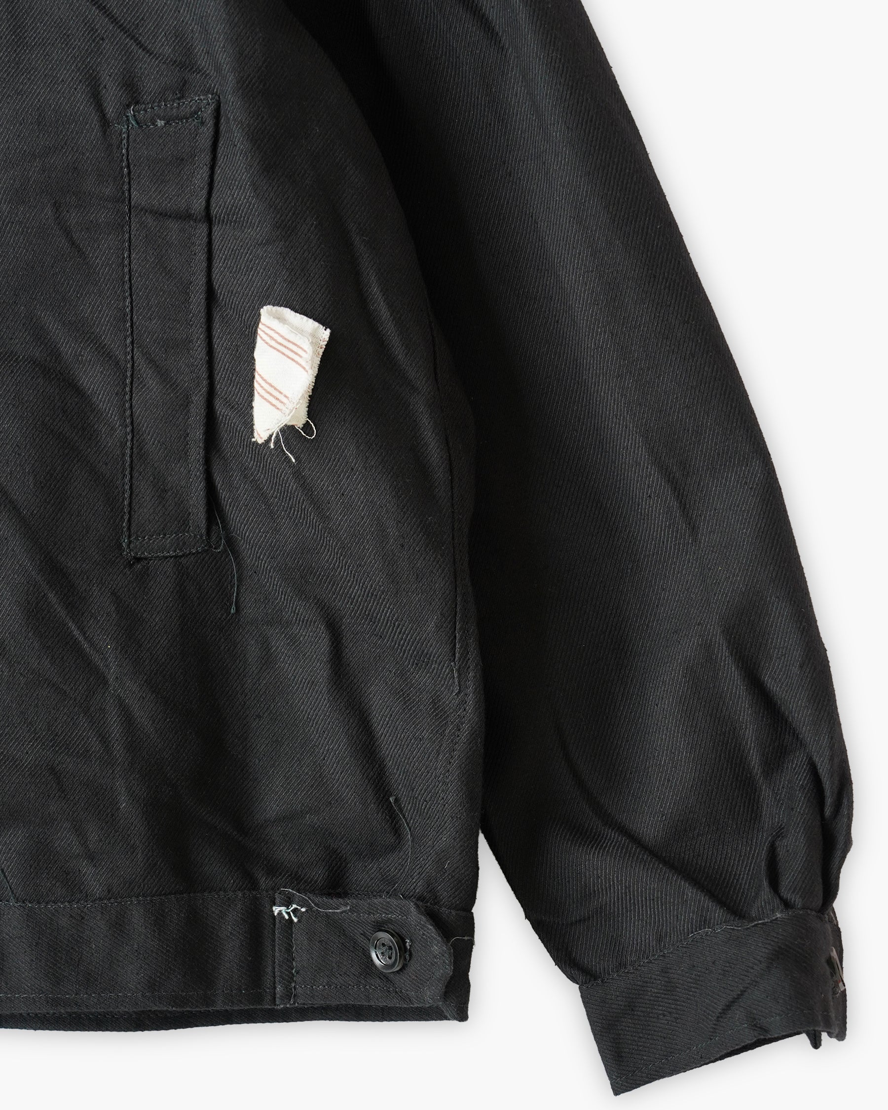Cotton Work Soft Jacket - Black