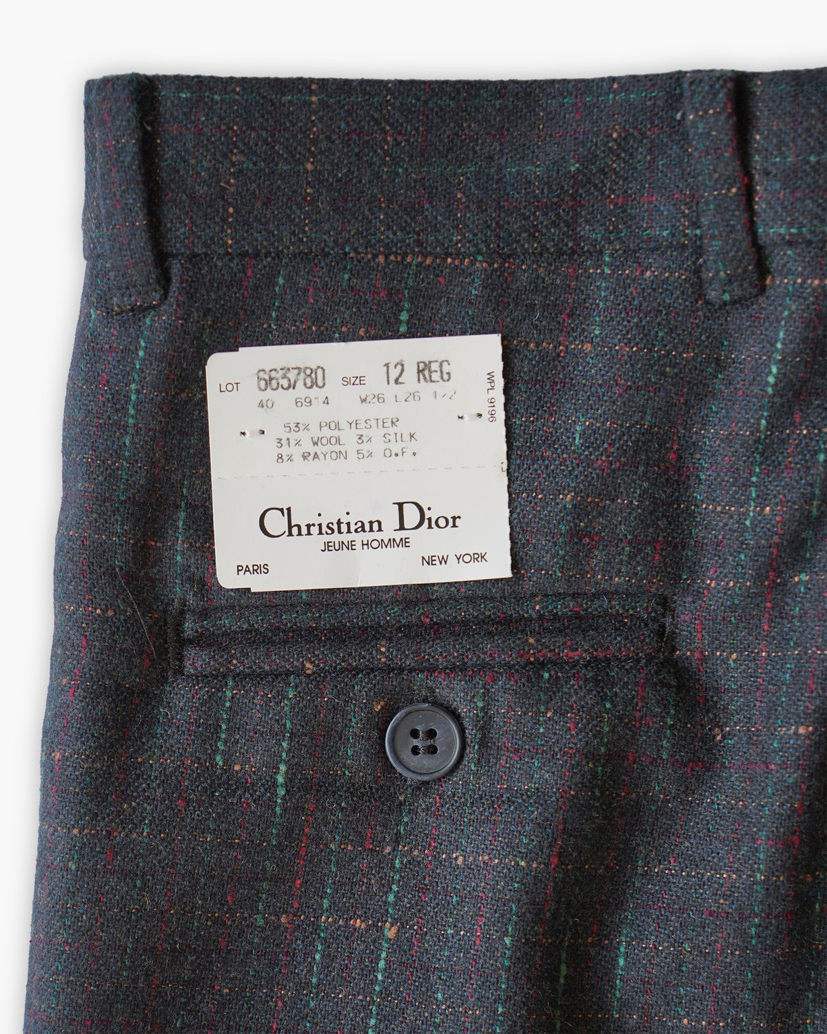"Christian Dior" Wool Blend Trousers