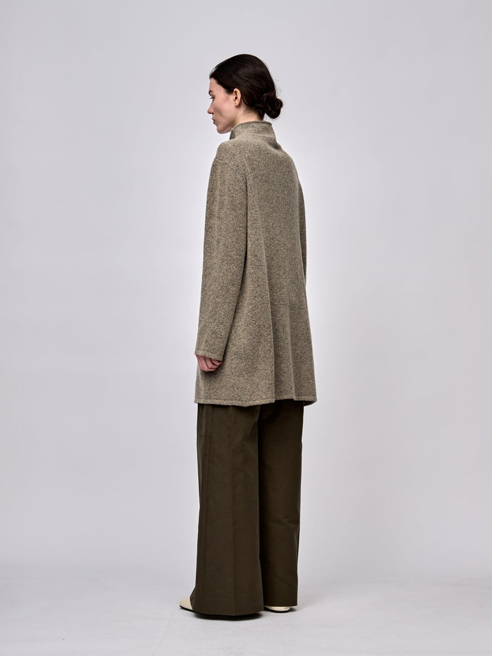 "RUOHAN" CONCRETE KNIT TIOMAN TOP