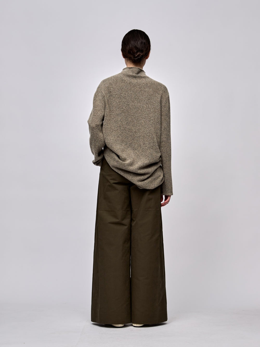 "RUOHAN" KHAKI CULION TROUSERS