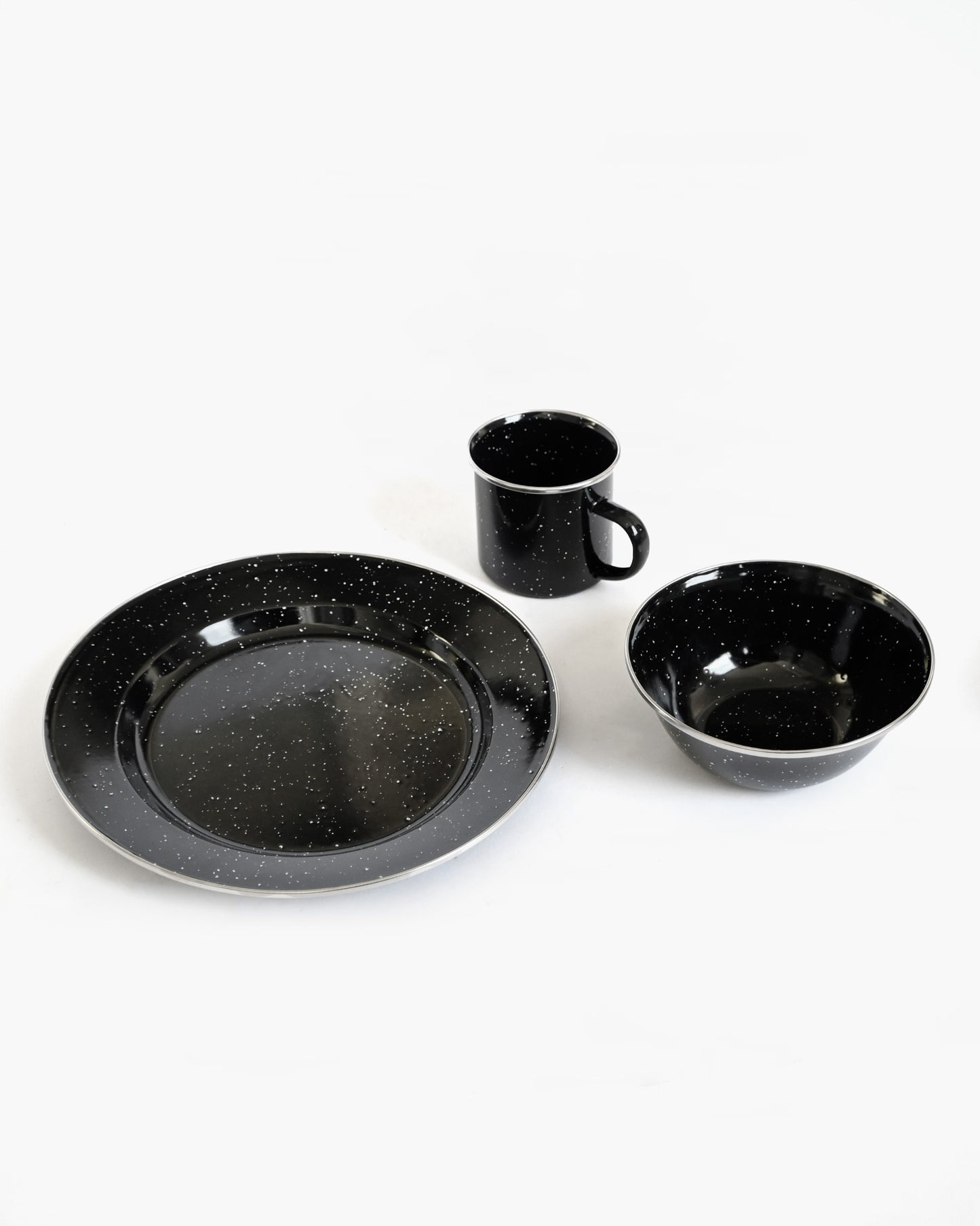 Enamel Plate - Black