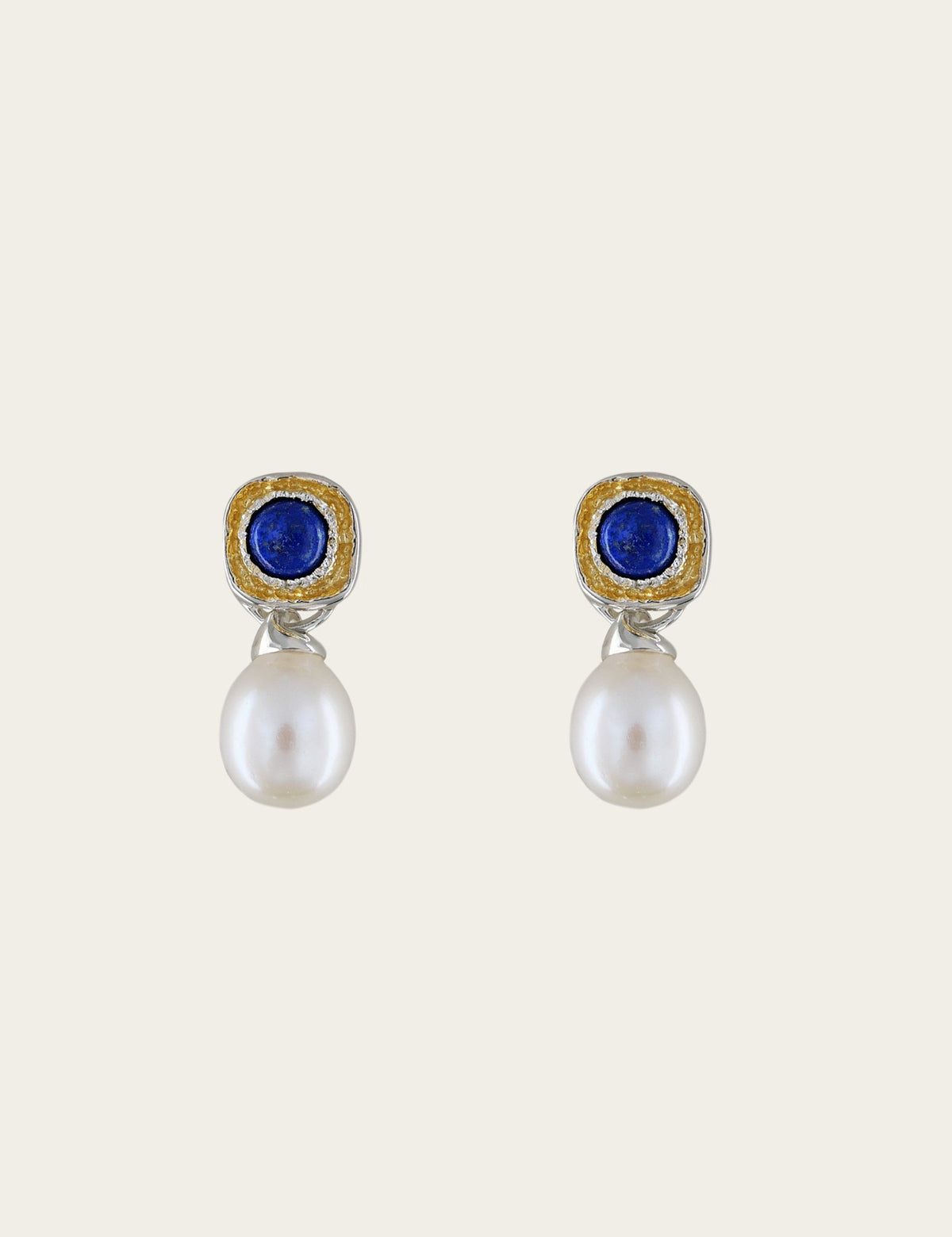"Isabella Etou" Timeless Egg Pearl Earrings
