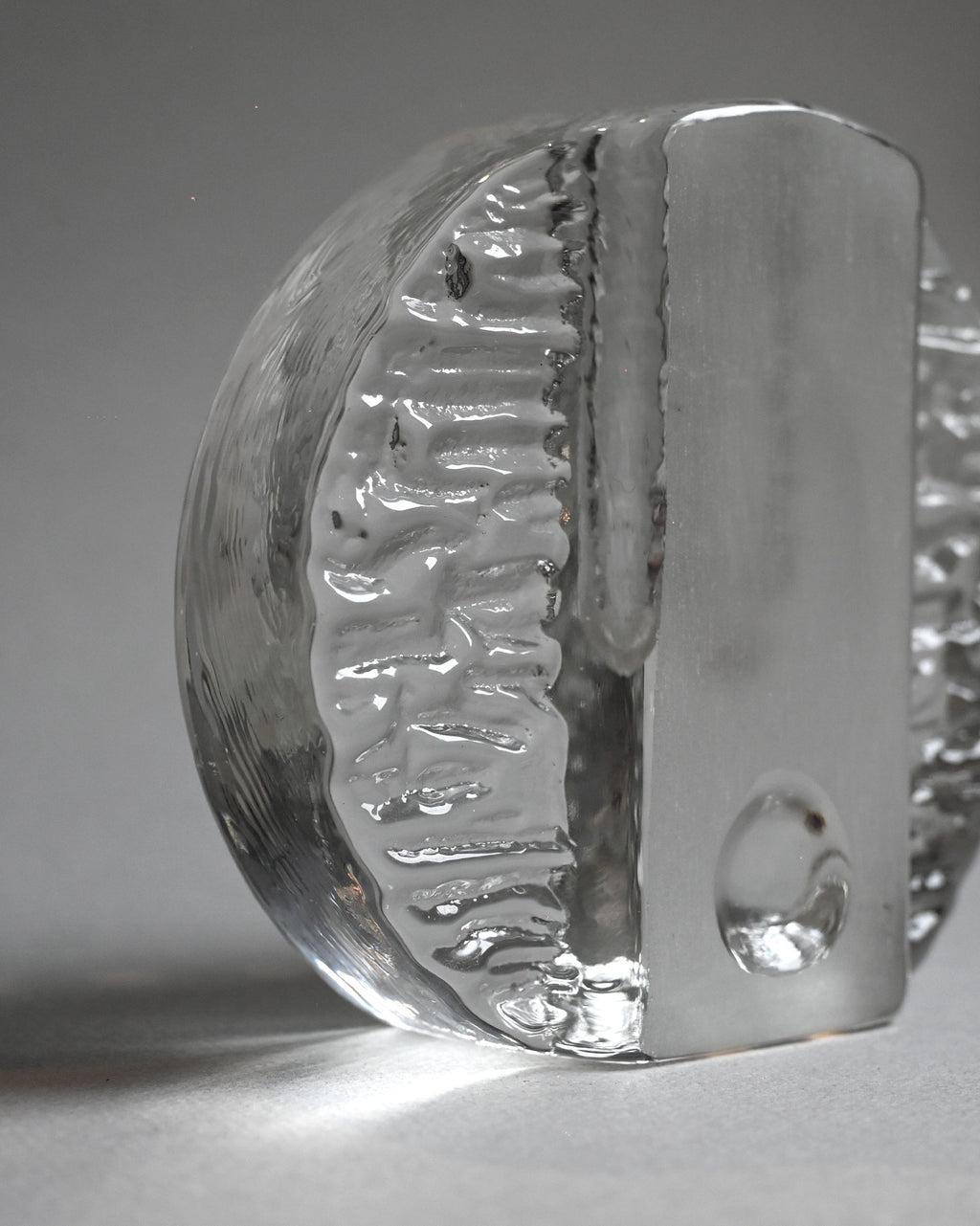 60s Walther Glas Small Round Glass Vase
