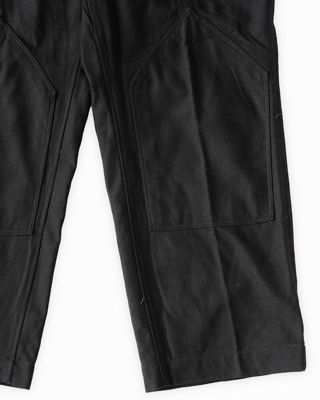 Cotton Work Soft Pants - Black