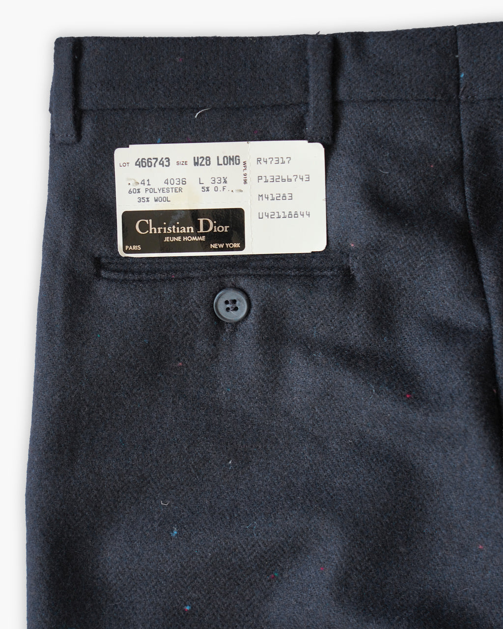 "Christian Dior" Wool Blend Trousers