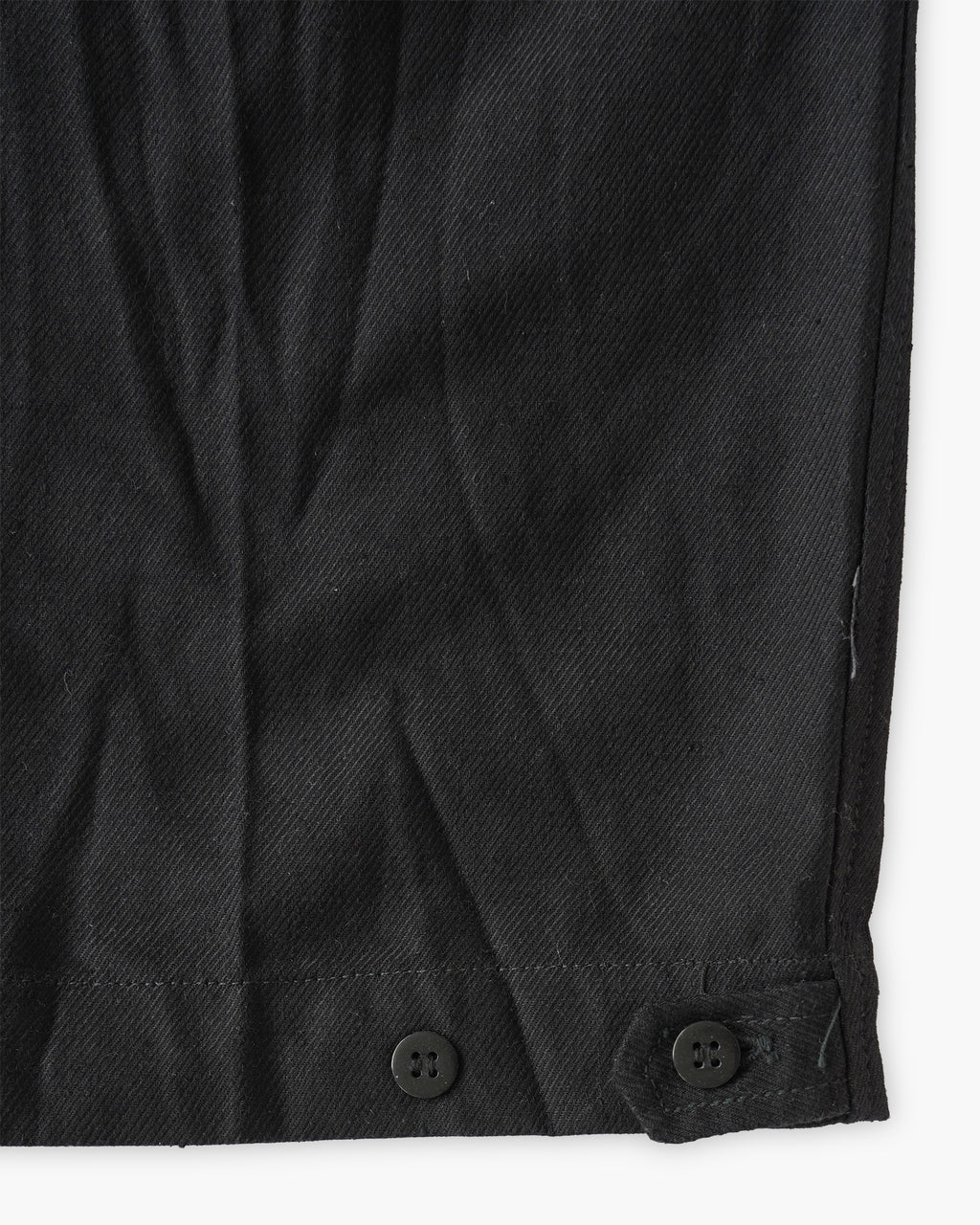 Cotton Work Soft Pants - Black