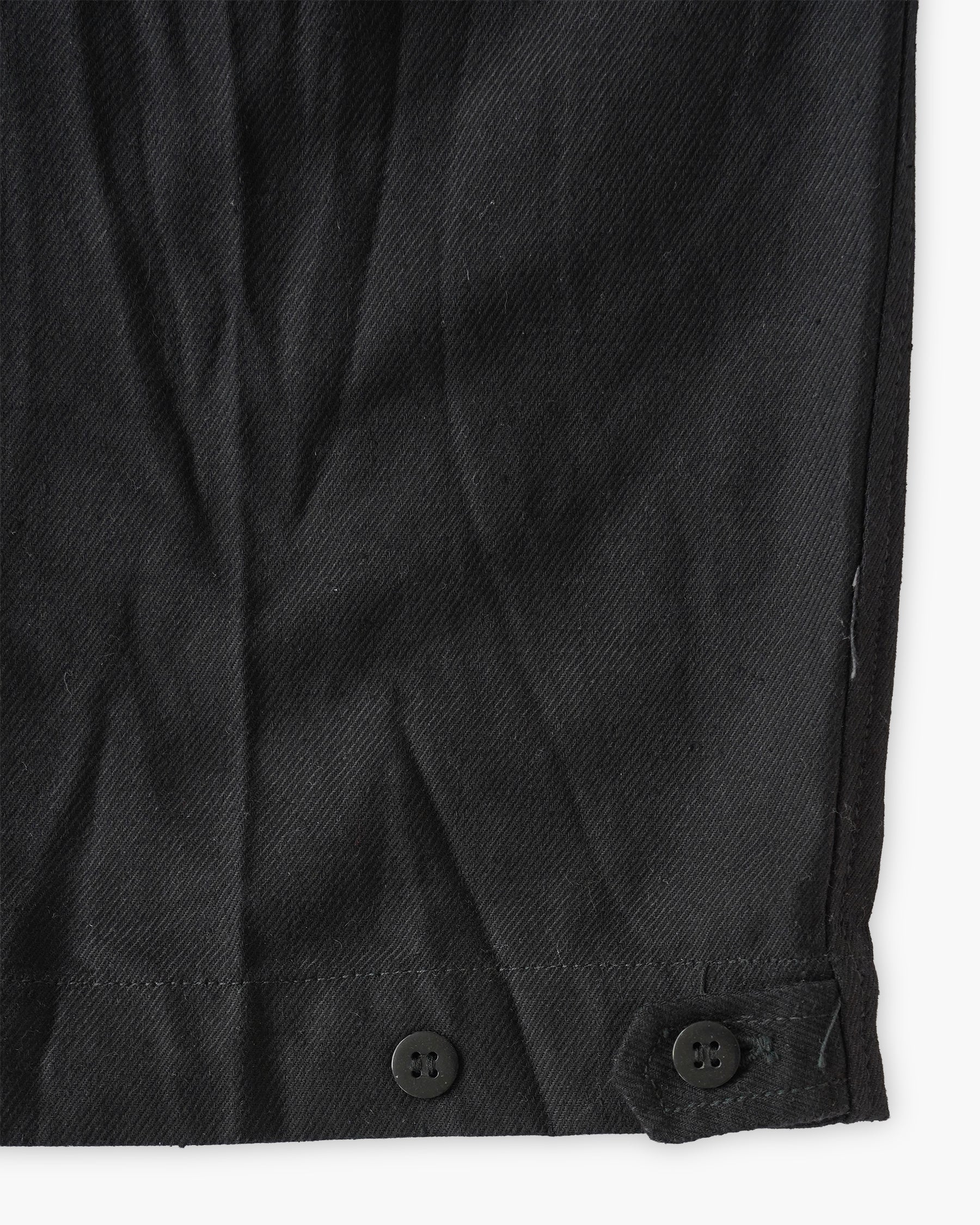 Cotton Work Soft Pants - Black