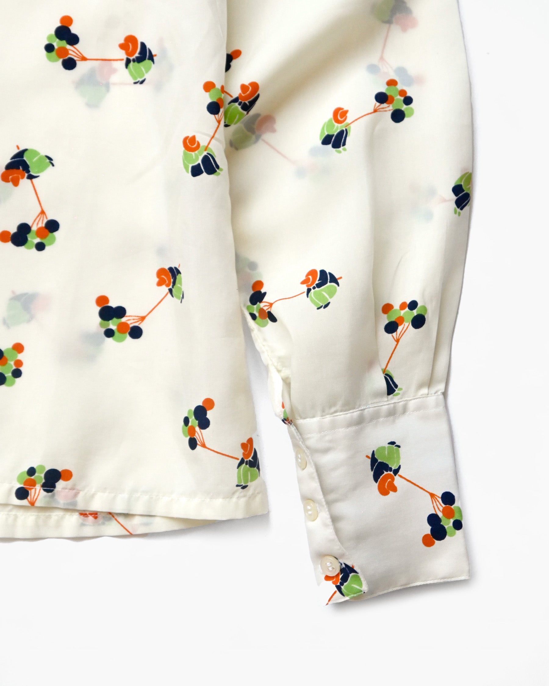 70's Printed Shirt Made in France