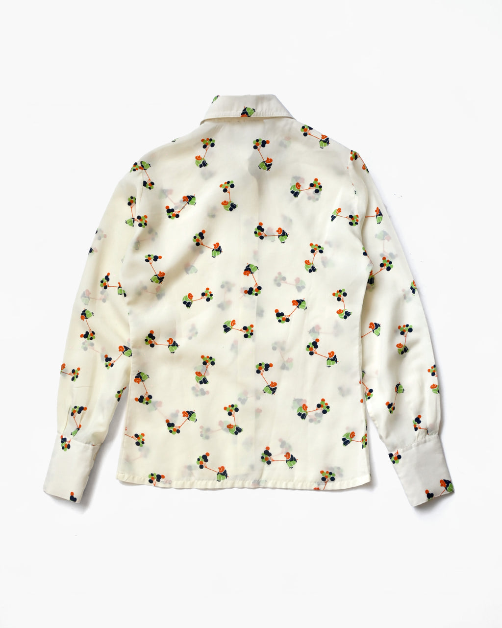 70's Printed Shirt Made in France