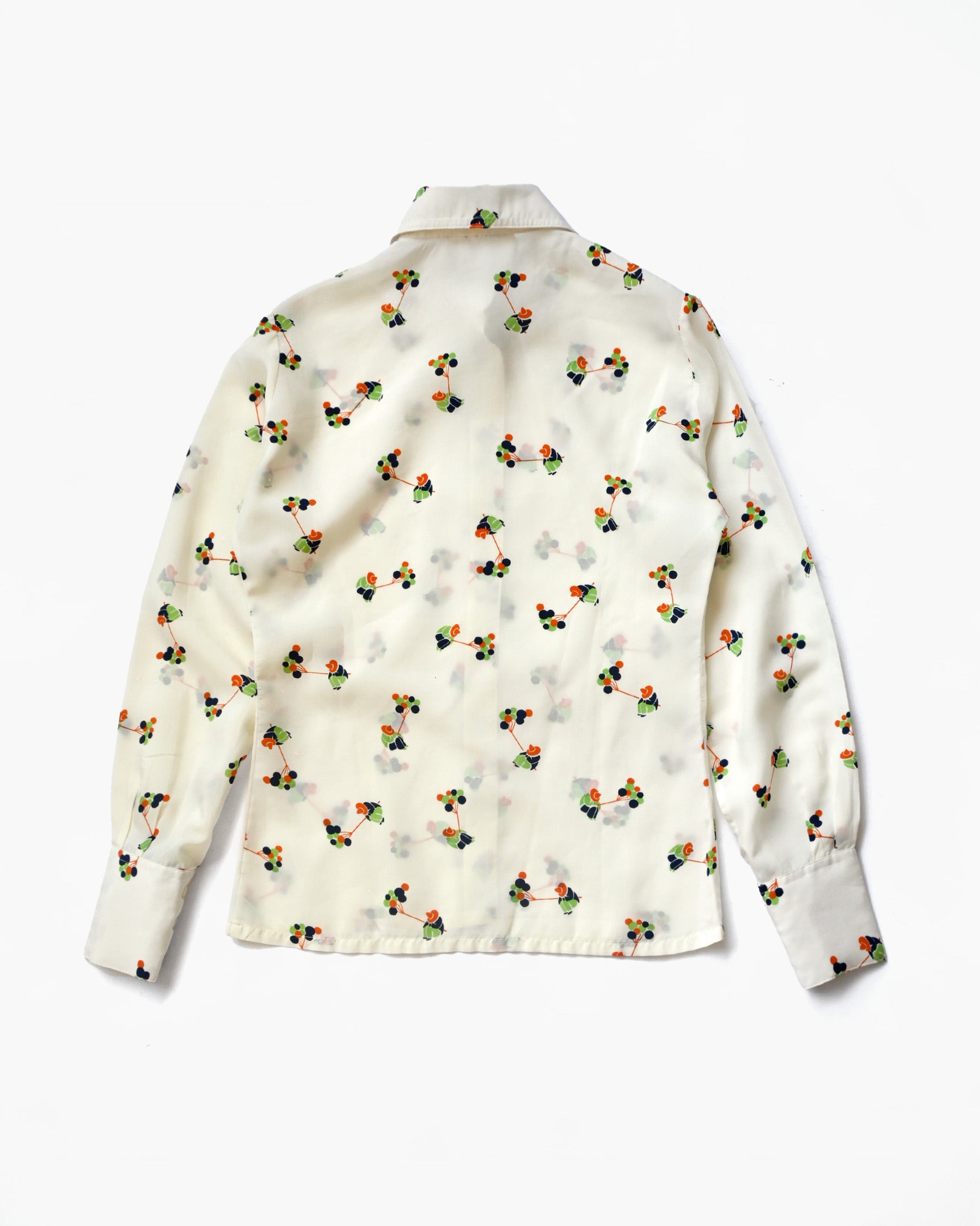 70's Printed Shirt Made in France
