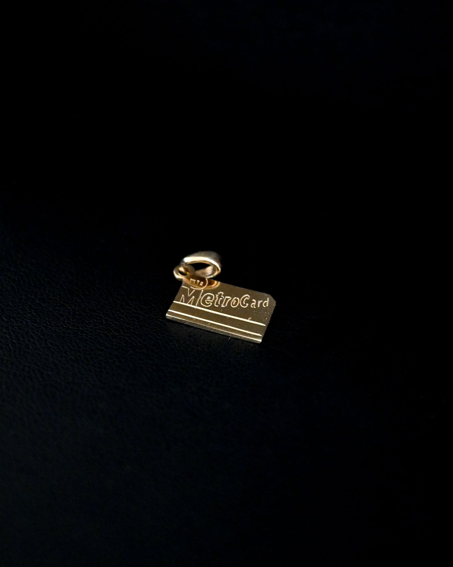 14K Charm - Metro Card Charm