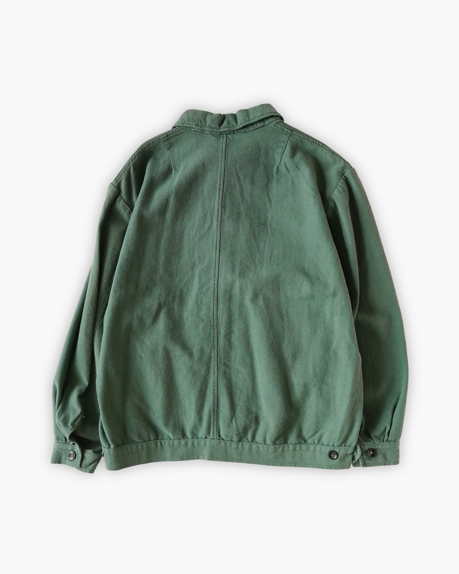 Cotton Work Soft Jacket - Green