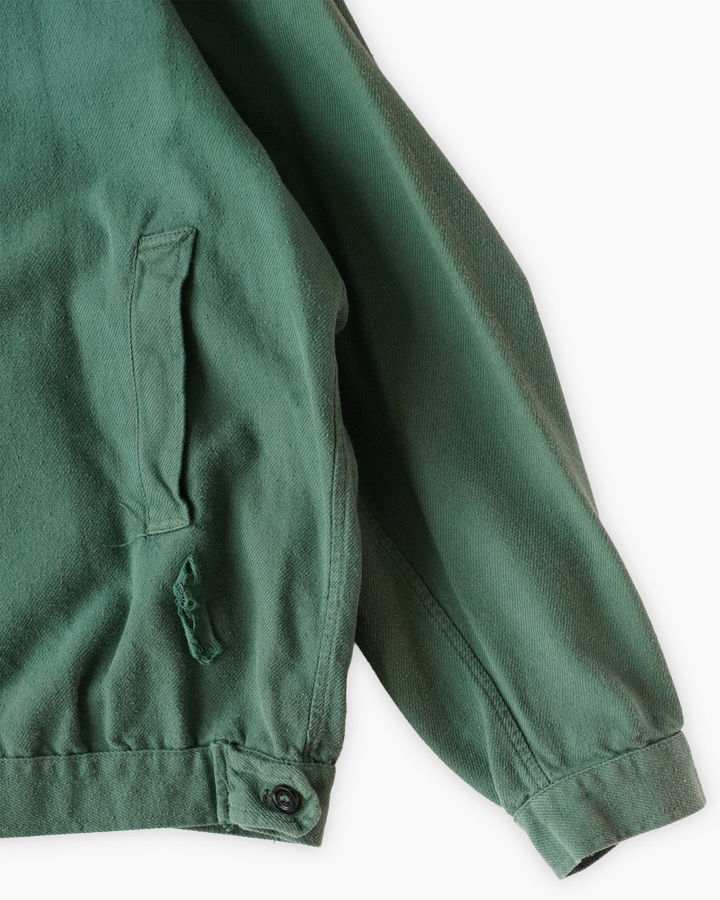 Cotton Work Soft Jacket - Green