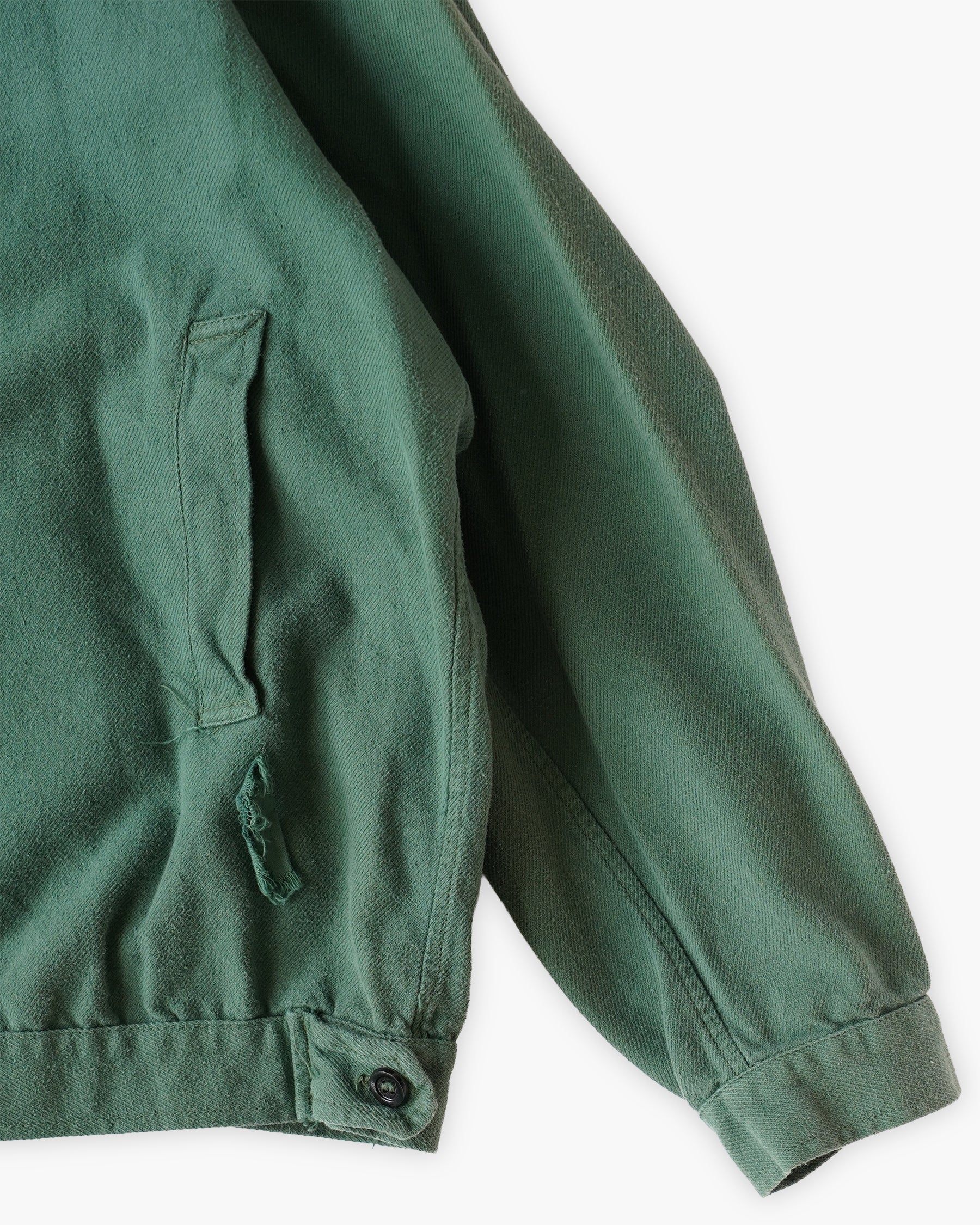 Cotton Work Soft Jacket - Green