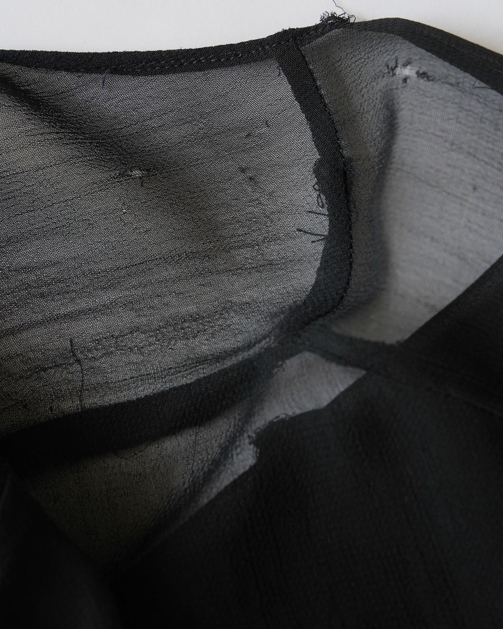 100% Viscose Sheer Black Dress
