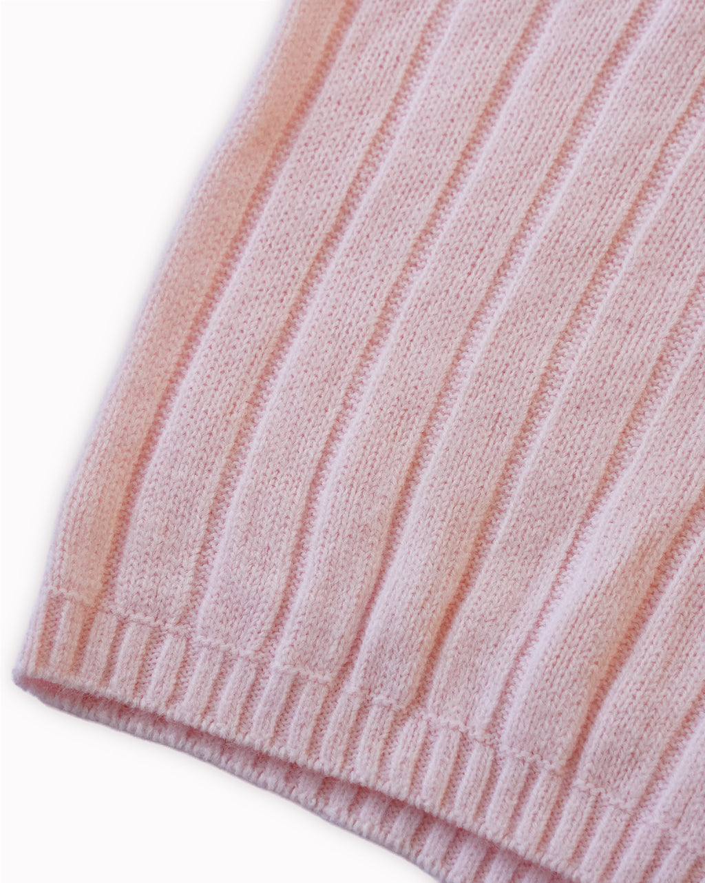 Acrylic S/S Sweater - Pink