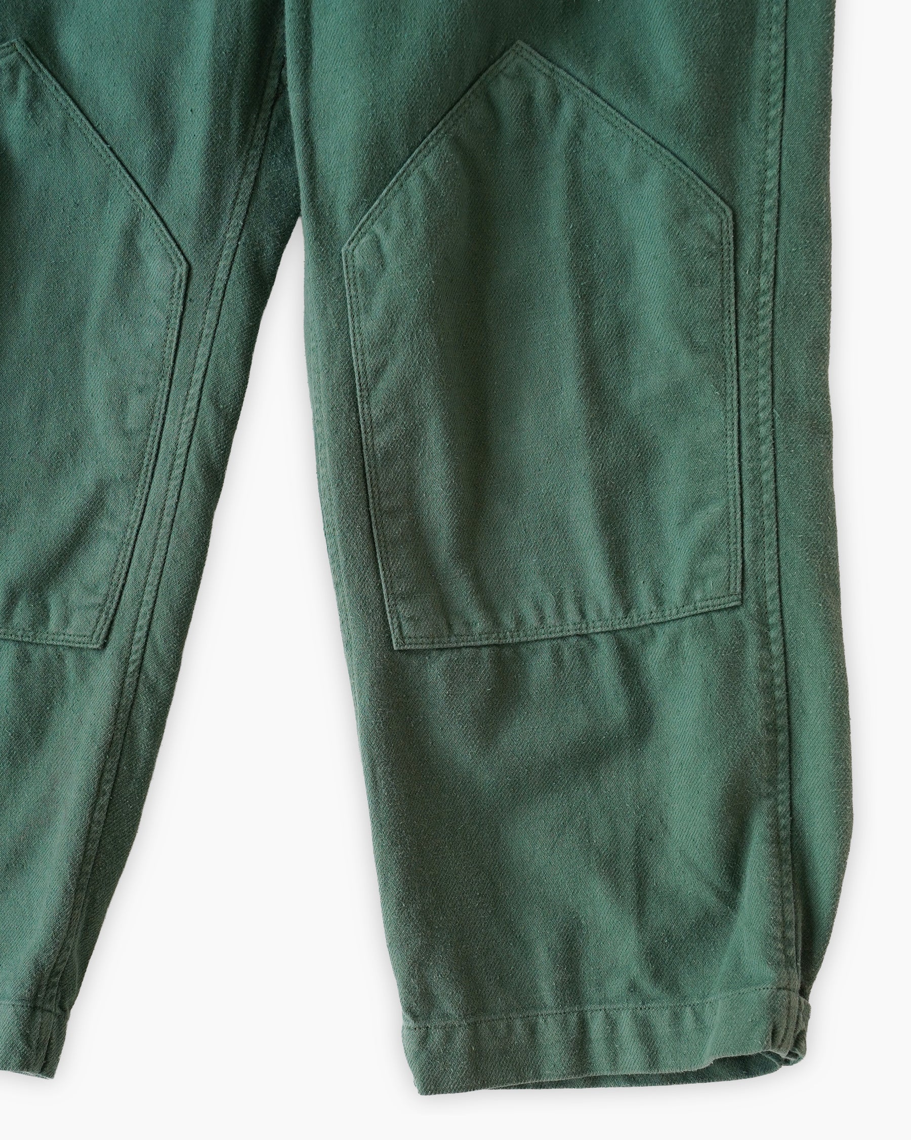 Cotton Work Soft Pants - Green
