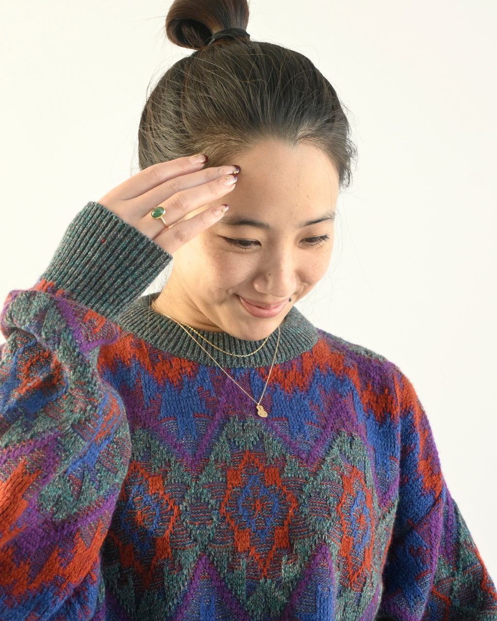 1980's Patterned Knit Sweater