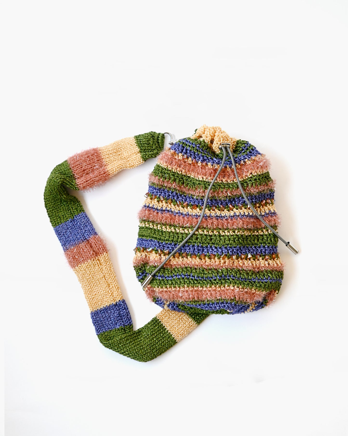 Hand Knitting Shoulder Bag 08