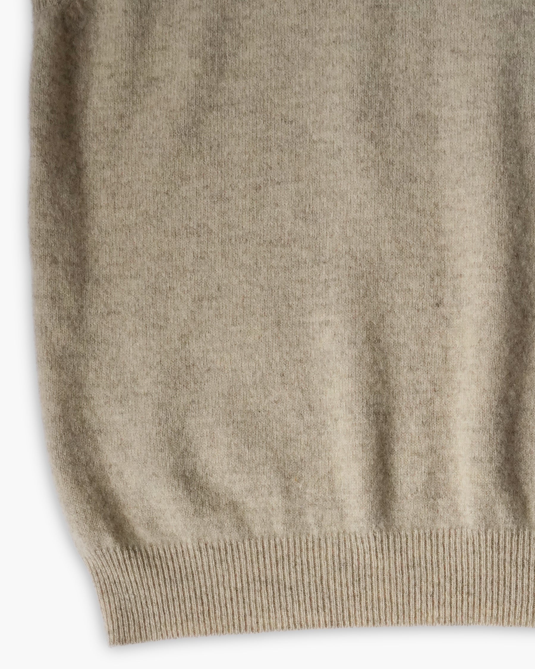 Wool Knit Vest - Beige