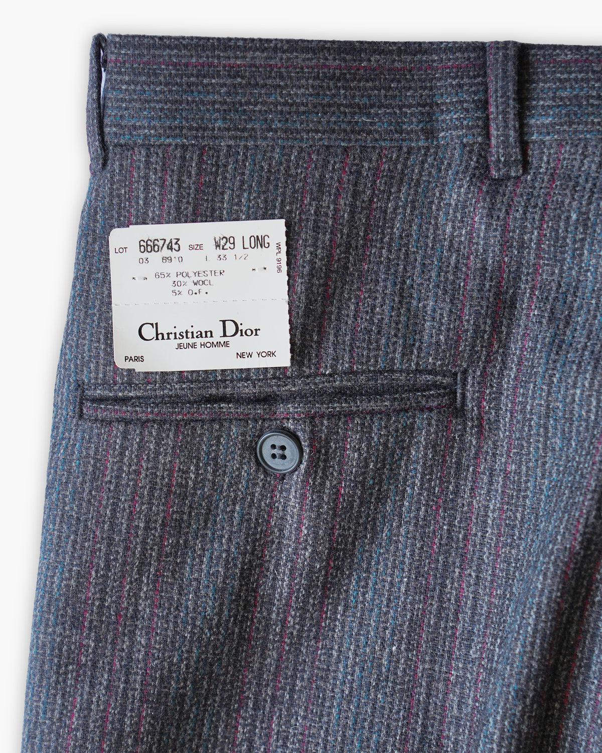 "Christian Dior" Wool Blend Trousers