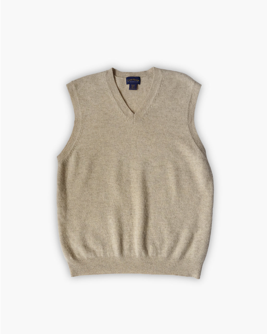 Wool Knit Vest - Beige