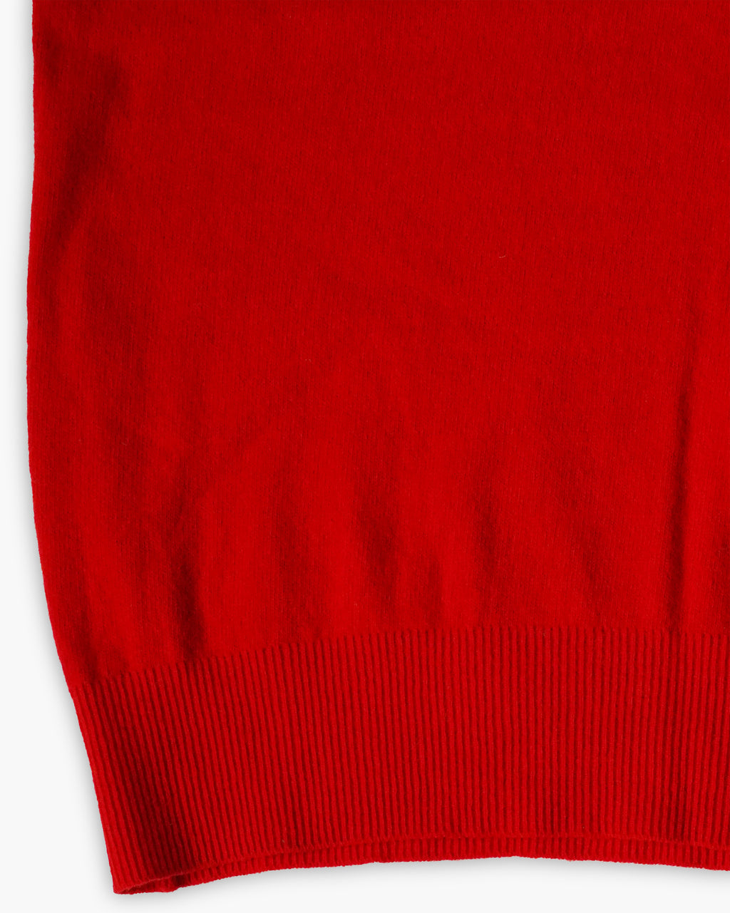 Acrylic Knit Vest - Red